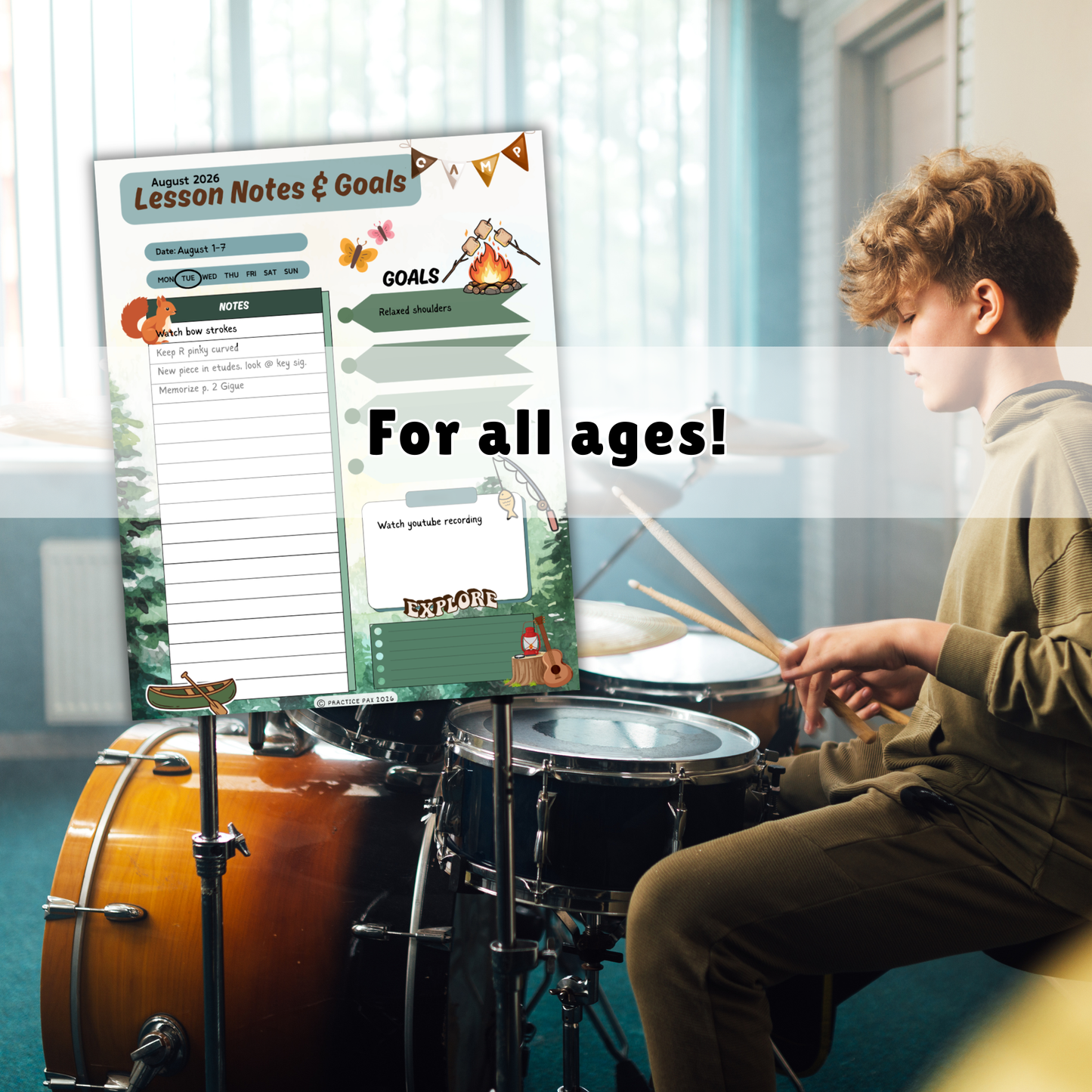 August Music Practice Kit