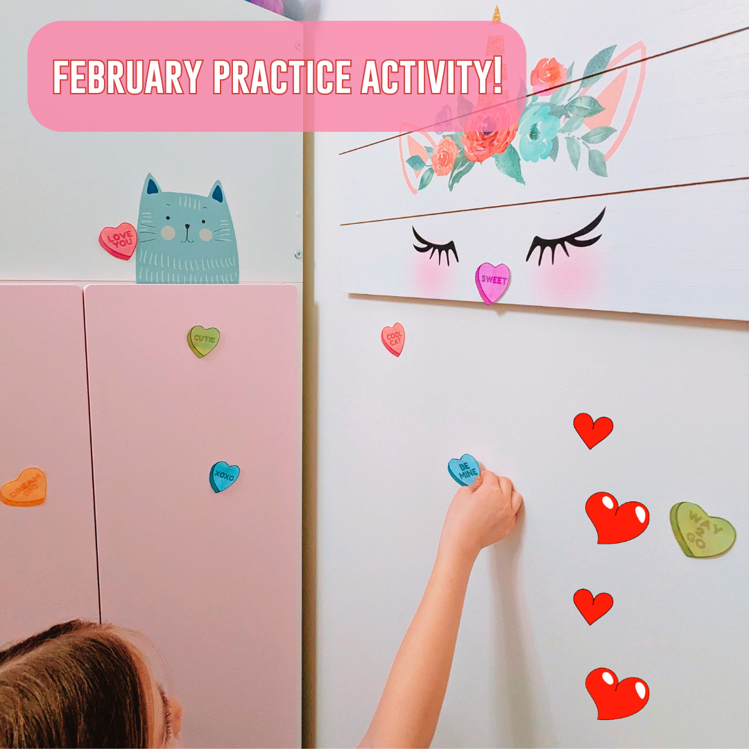 February Sweet Practice Hearts | Practice Success for Kids & Teachers!