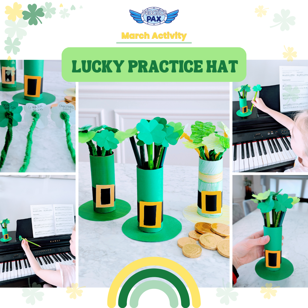 March St. Patrick's Day Practice Activity Craft Tutorial