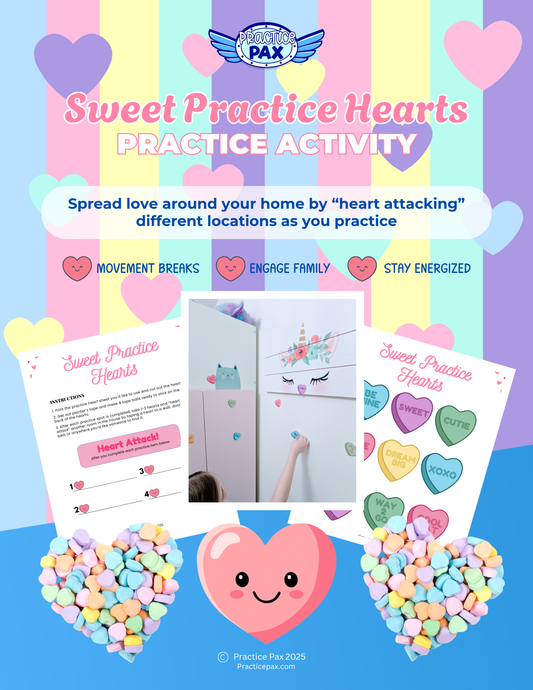 Sweet Practice Hearts - Digital Download