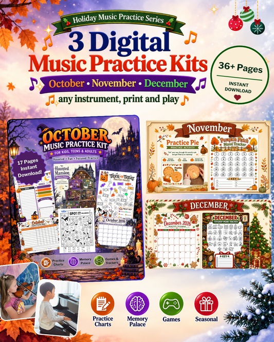 3-Month Holiday Music Practice Series