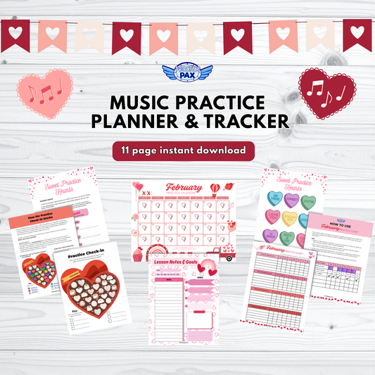 February Music Practice Bundle - Digital Download