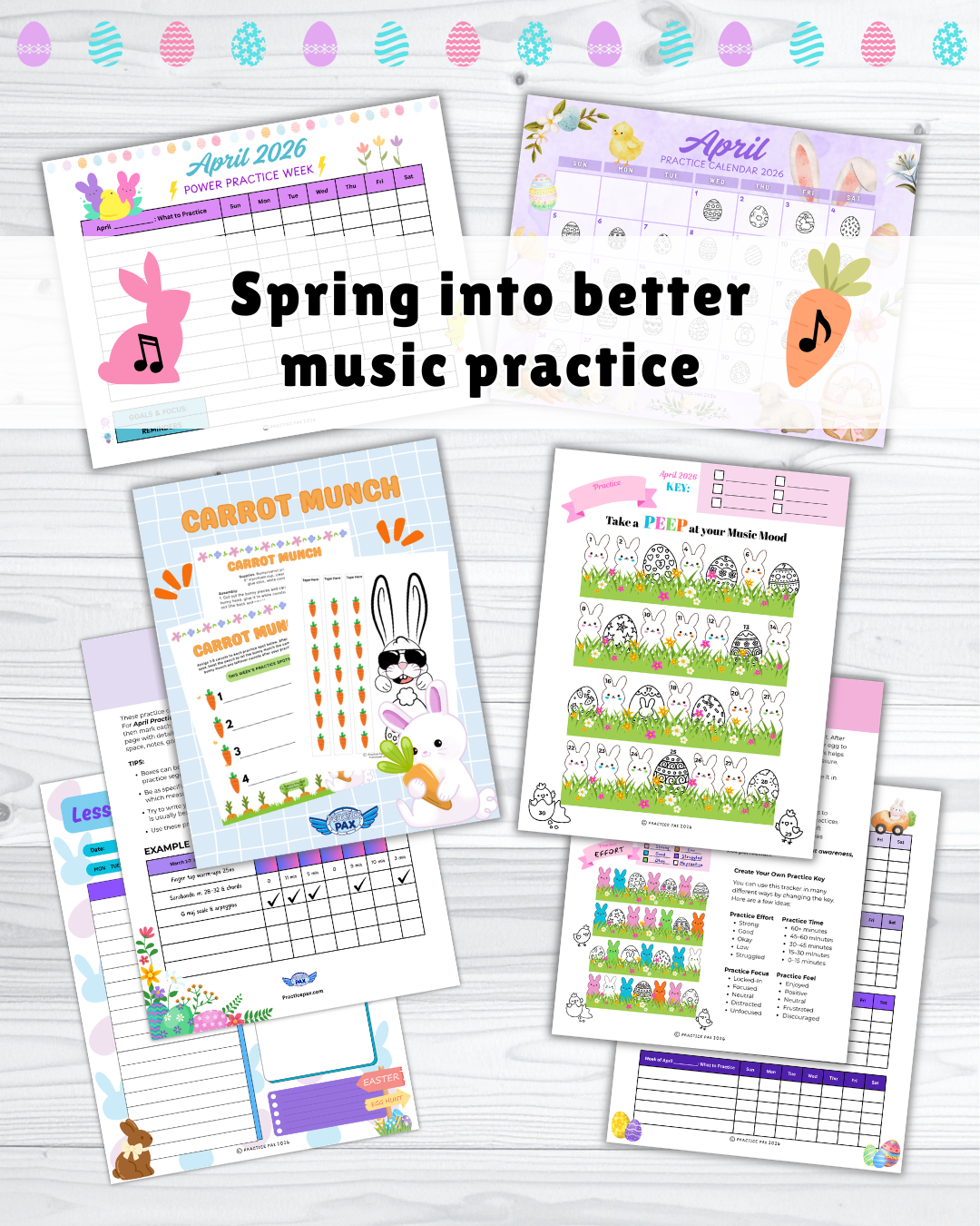 April Music Practice Kit - Digital Download