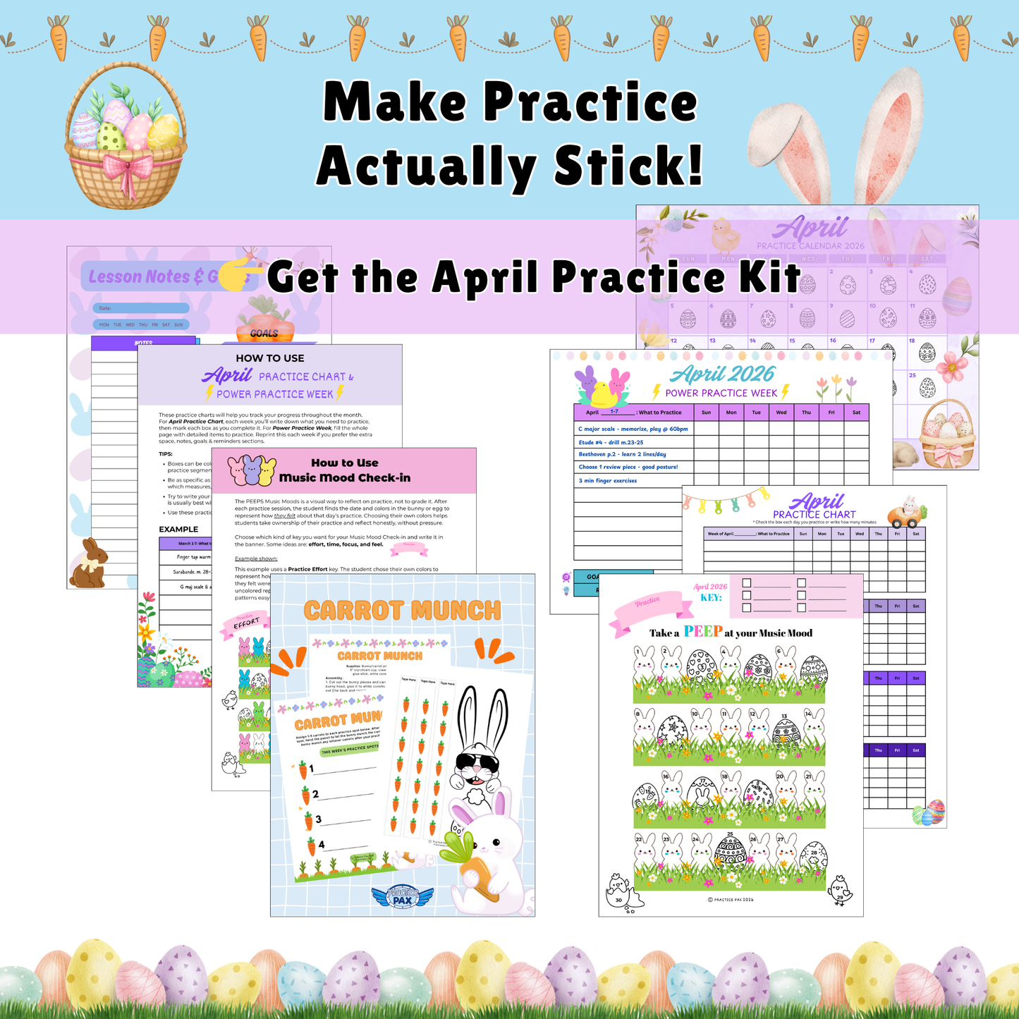 April Music Practice Kit - Digital Download