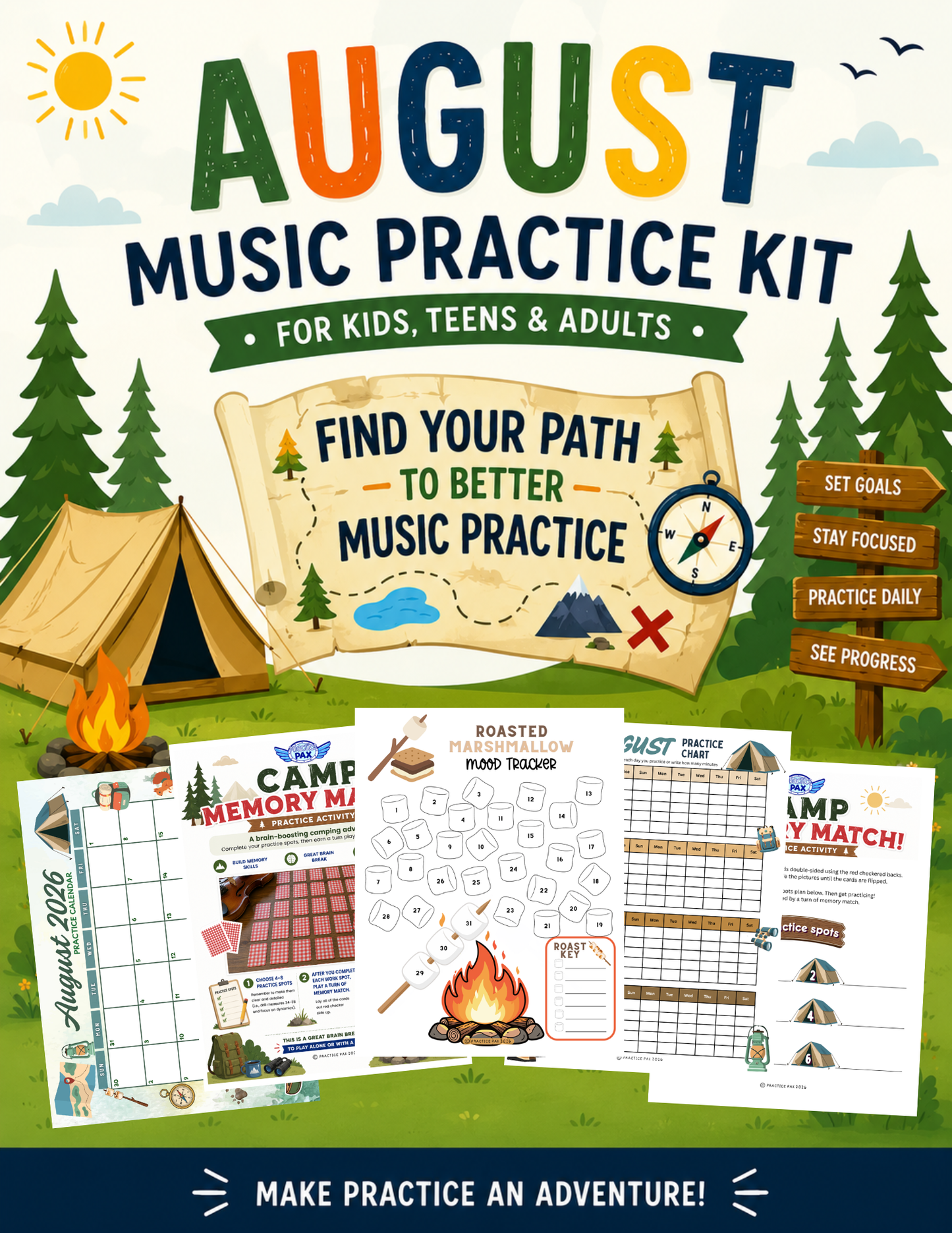 August Music Practice Kit