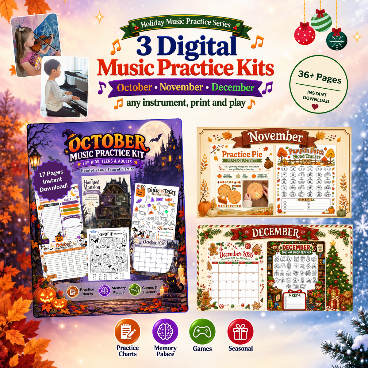 October Music Practice Kit