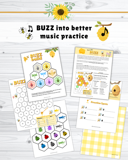 Buzz Build Practice Activity + Month Check-in - Digital Download