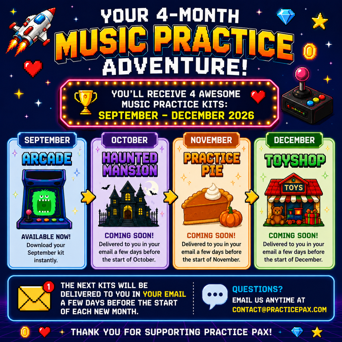 4-Month Fall Music Practice Series