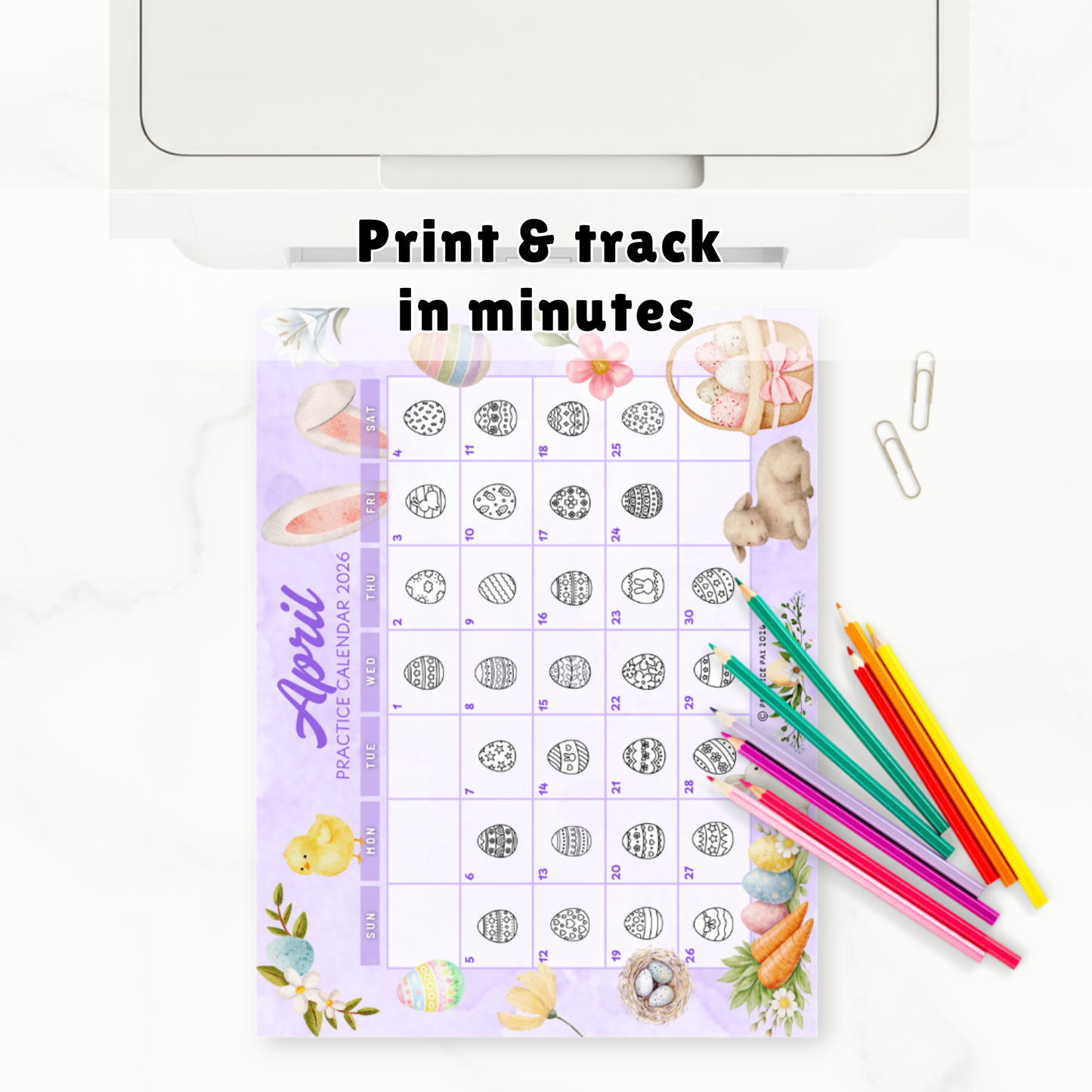 April Music Practice Kit - Digital Download