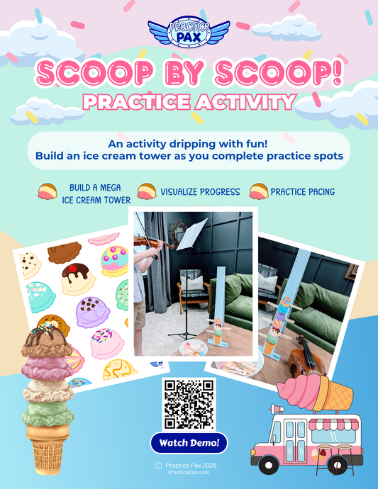 Scoop-by-Scoop Ice Cream Practice - Digital Download